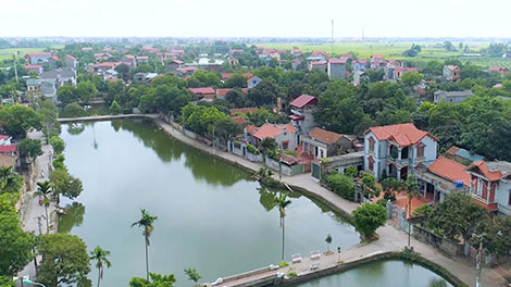 Quy hoạch xây dựng hệ thống hạ tầng nông thôn xã Đại Đồng, huyện Văn Lâm, tỉnh Hưng Yên theo xu hướng hạ tầng xanh